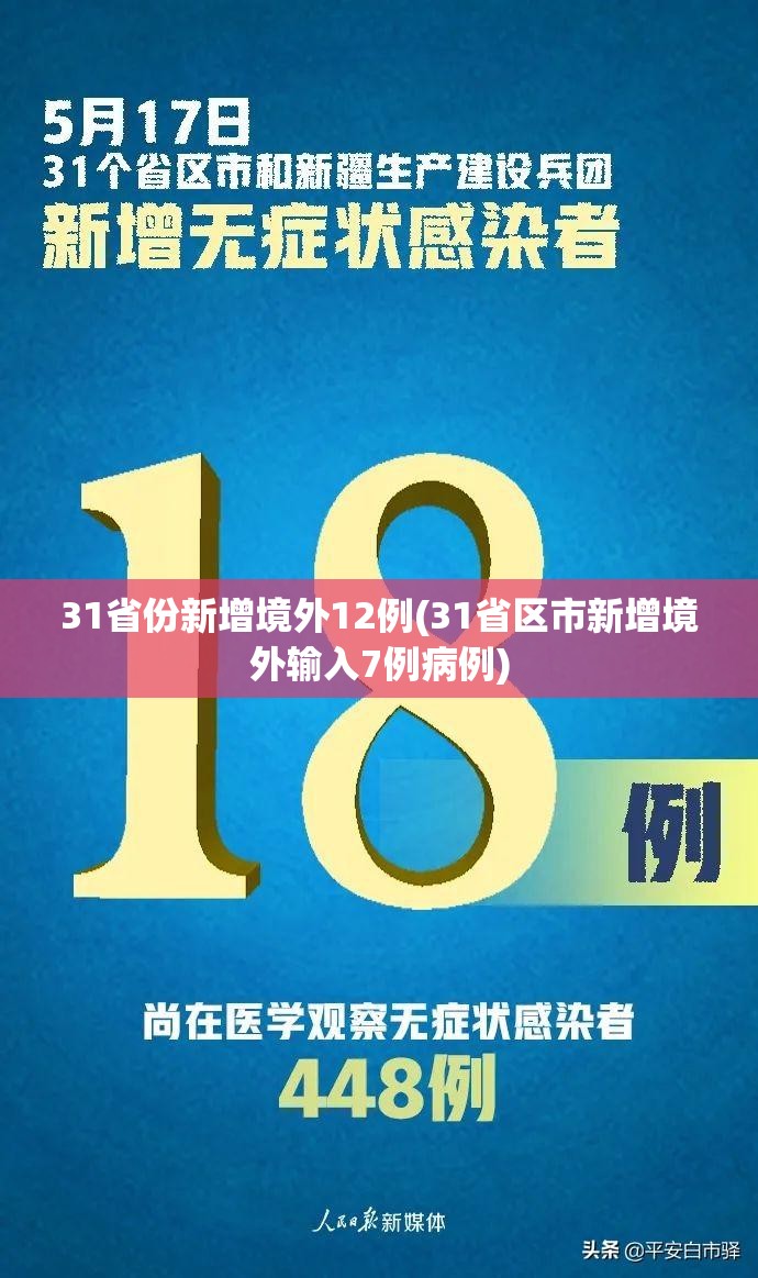 31省份新增境外12例(31省区市新增境外输入7例病例)