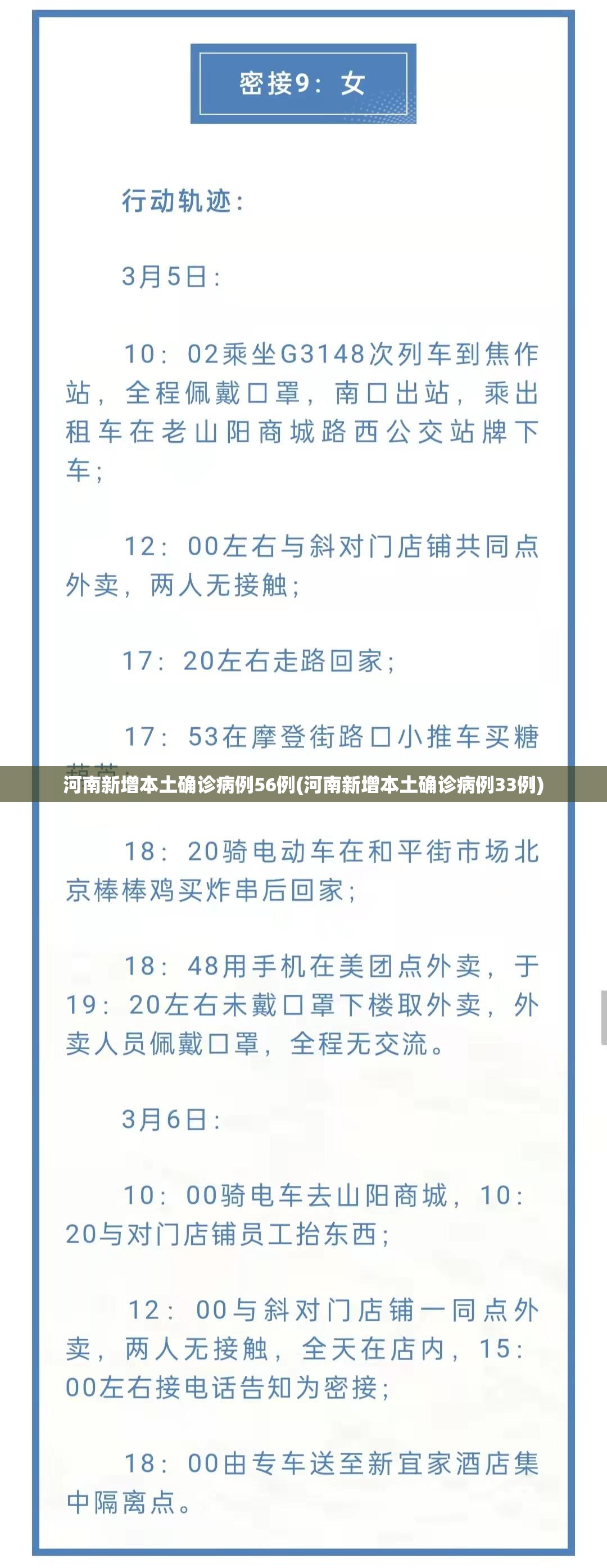 河南新增本土确诊病例56例(河南新增本土确诊病例33例) 河南新增本土确诊病例56例(河南新增本土确诊病例33例)