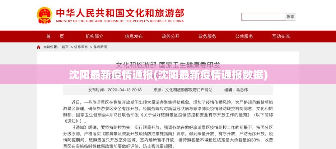 沈阳最新疫情通报(沈阳最新疫情通报数据)