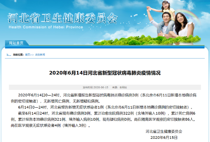 河北新增3例确诊为北京确诊密接(河北新增3例均系北京病例密接者) 河北新增3例确诊为北京确诊密接(河北新增3例均系北京病例密接者)