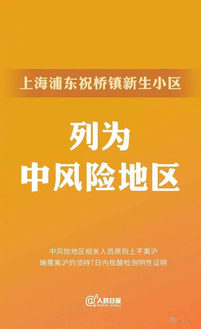 【上海新增4个中风险地区，上海新增一个中风险】