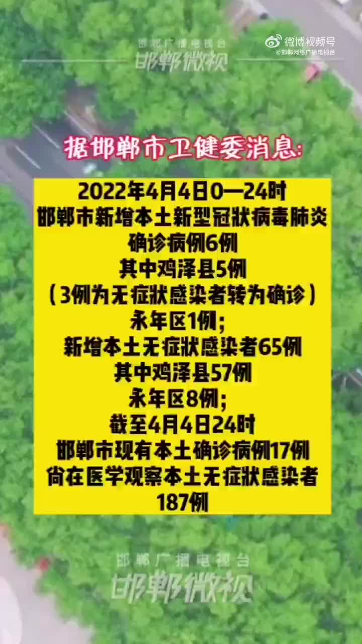 邯郸市疫情最新情况/邯郸市新冠肺炎最新消息 邯郸市疫情最新情况/邯郸市新冠肺炎最新消息
