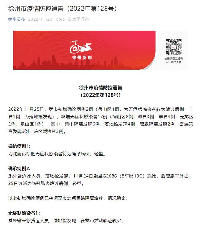 徐州最新疫情最新消息/徐州最新的疫情