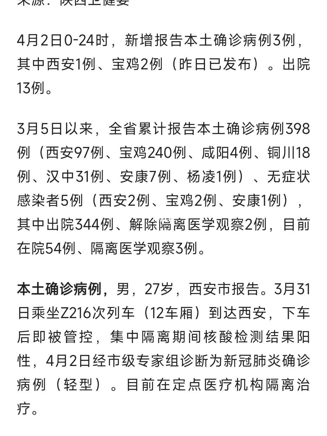 西安今日确诊病例/今天西安确诊病例