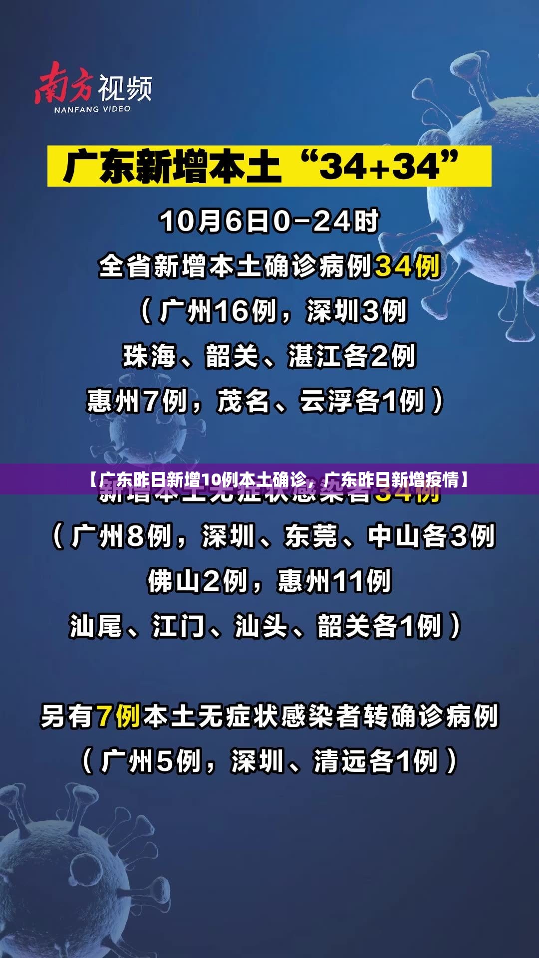 【广东昨日新增10例本土确诊,广东昨日新增疫情】 【广东昨日新增10例本土确诊,广东昨日新增疫情】