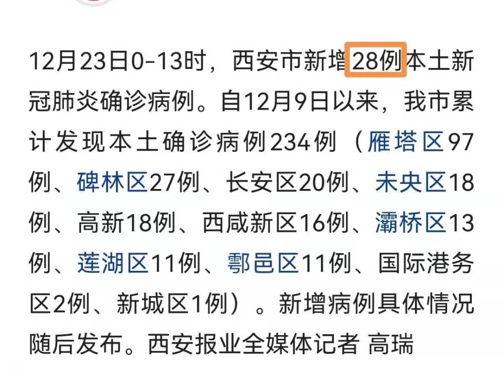 西安疫情最新消息通知(西安疫情最新动态)