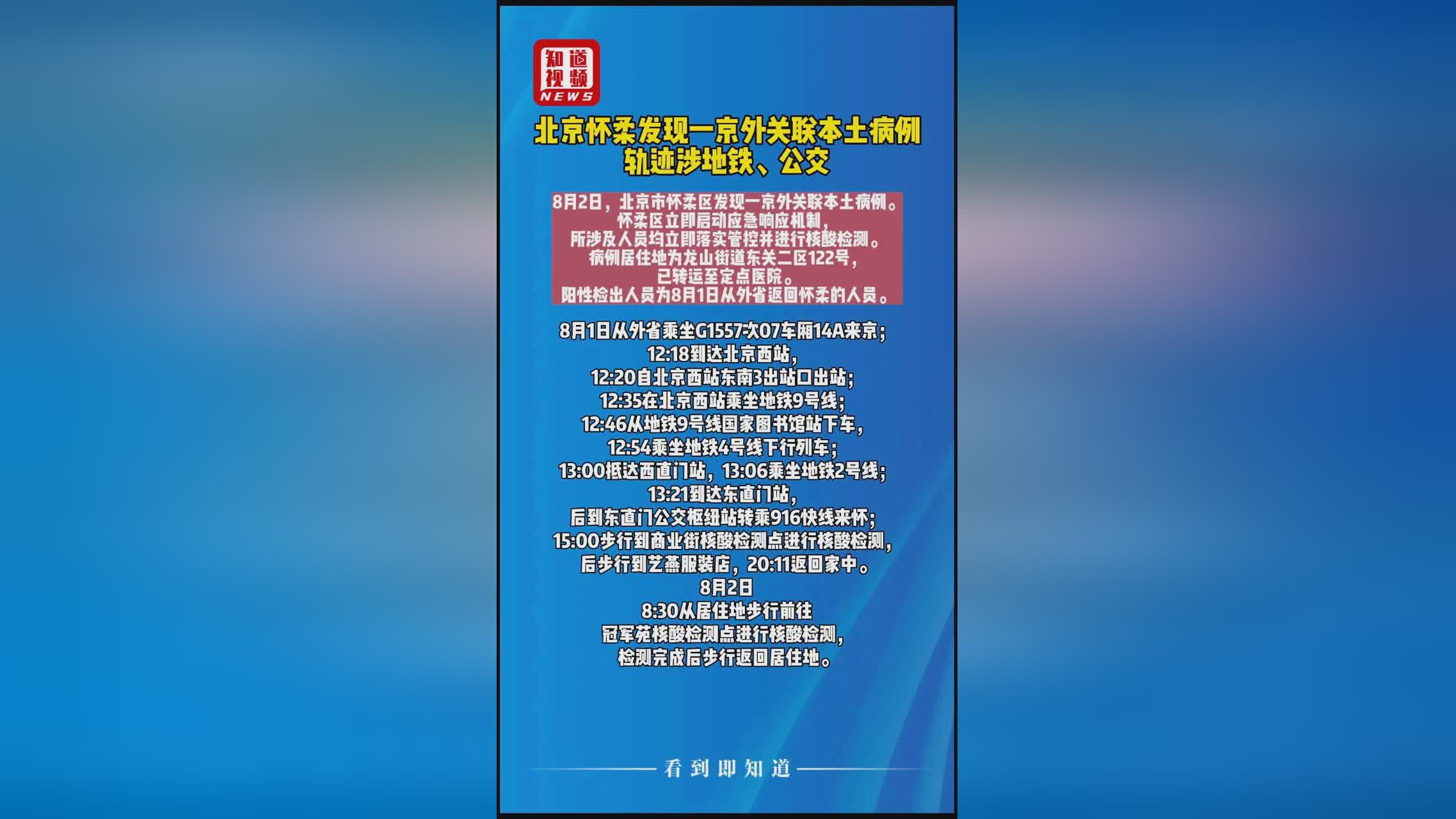 4省现北京关联病例(北京关联病例轨迹)