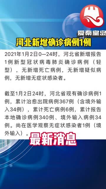 河北近期又出现疫情了(河北最近新增病例)