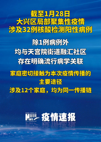 北京大兴检出一例阳性人员/北京大兴发现一例