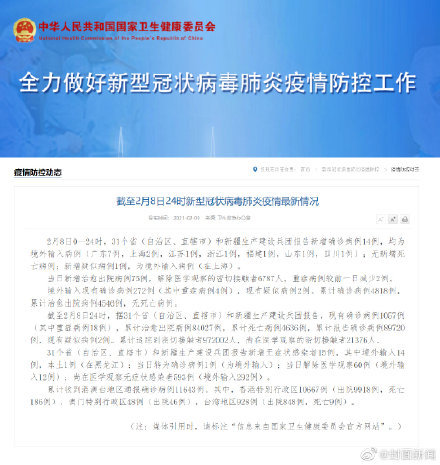 【31省增14例境外输入，31省份新增14例境外输入】