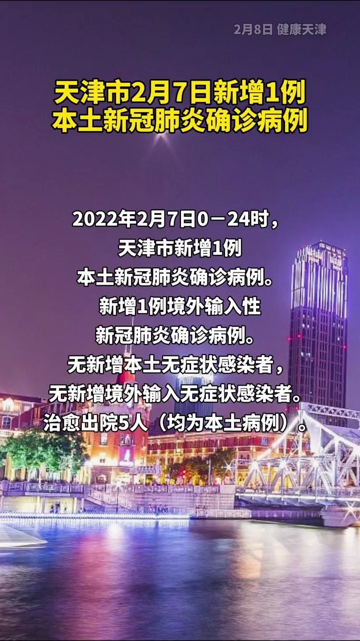 【天津又增加一例最新，天津新增1】