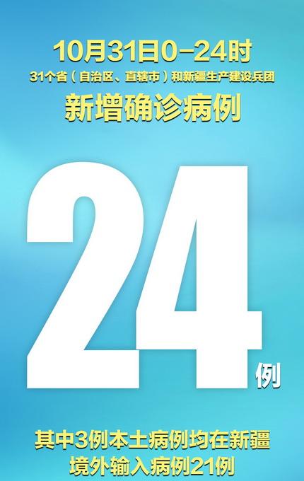 31省新增确诊22例其中本土8例/31省新增确诊20例本土6例