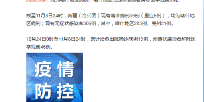 新疆无新增确诊病例/新疆新增无症状感染 新疆无新增确诊病例/新疆新增无症状感染