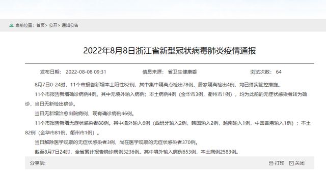 【浙江新增31例本土确诊病例,浙江新增本土1例详情】 【浙江新增31例本土确诊病例,浙江新增本土1例详情】