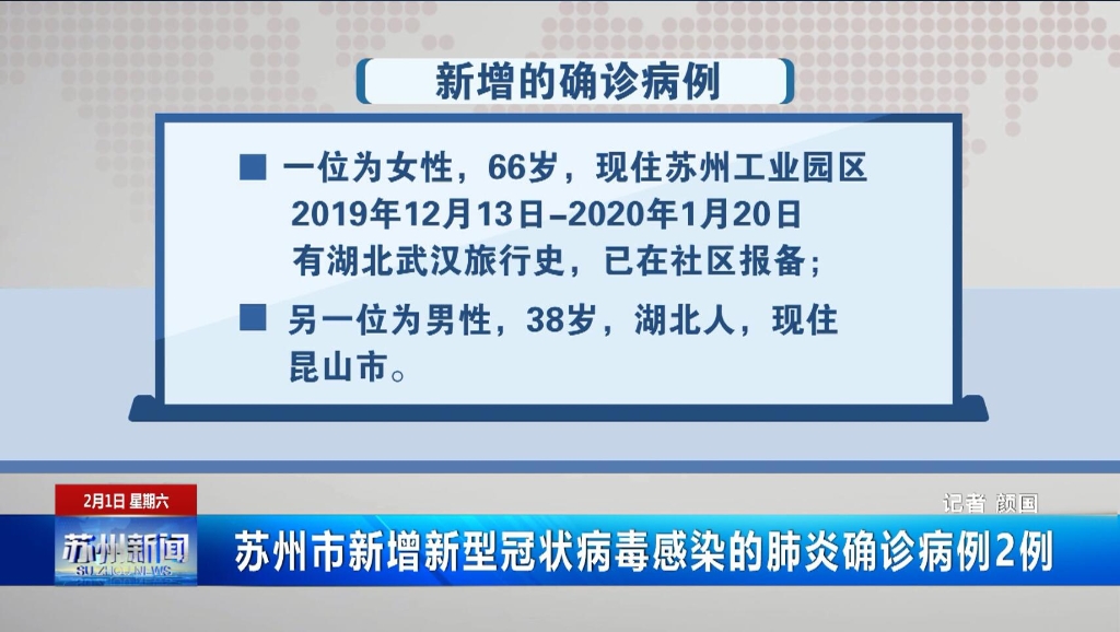 苏州新增确诊病例3例(苏州新增1例确诊病例)